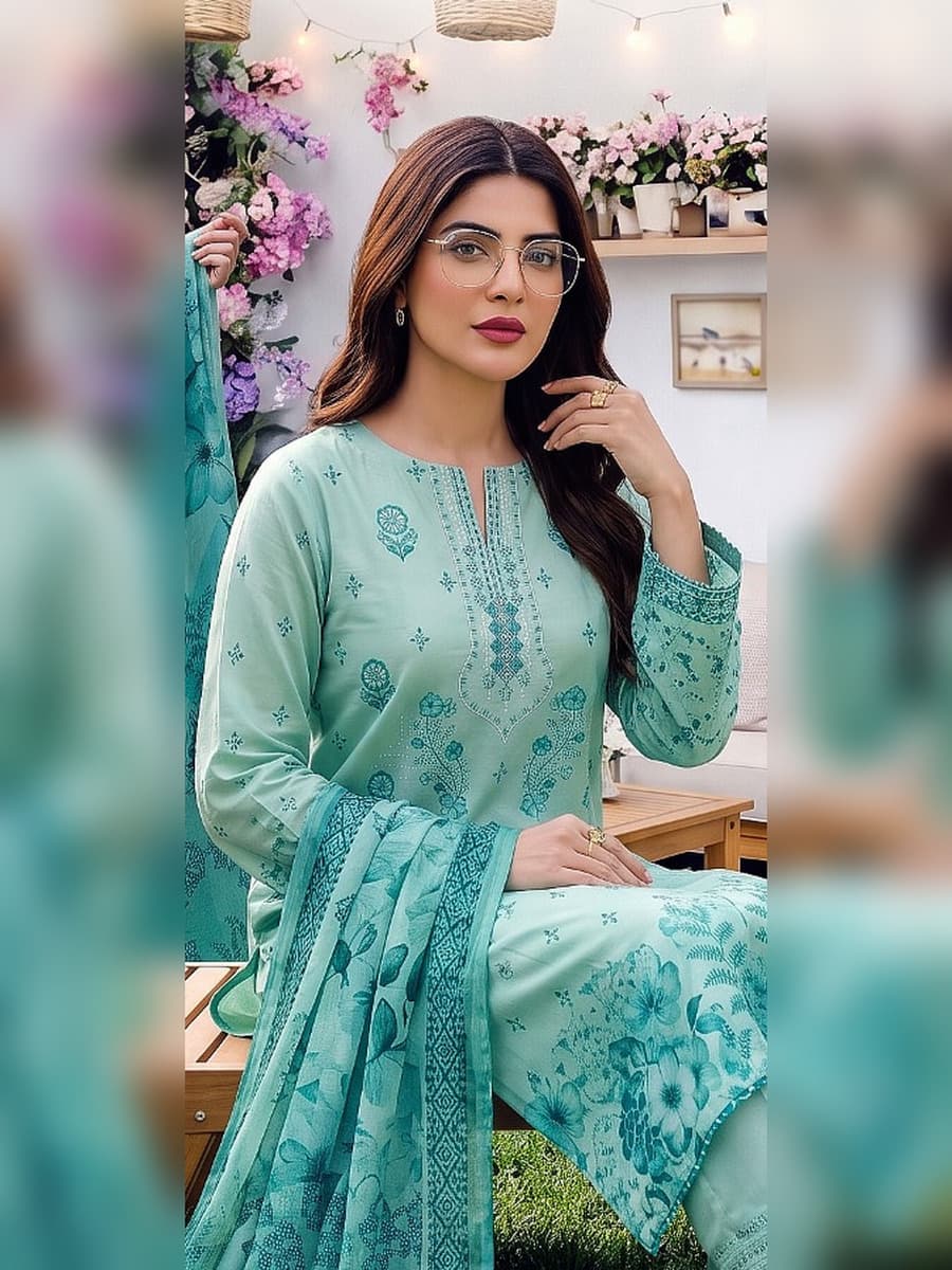Premium Slub Viscous 3-Piece Suit (Vol. 183, Art. 06) – Mint Green — Mint Green, image 1