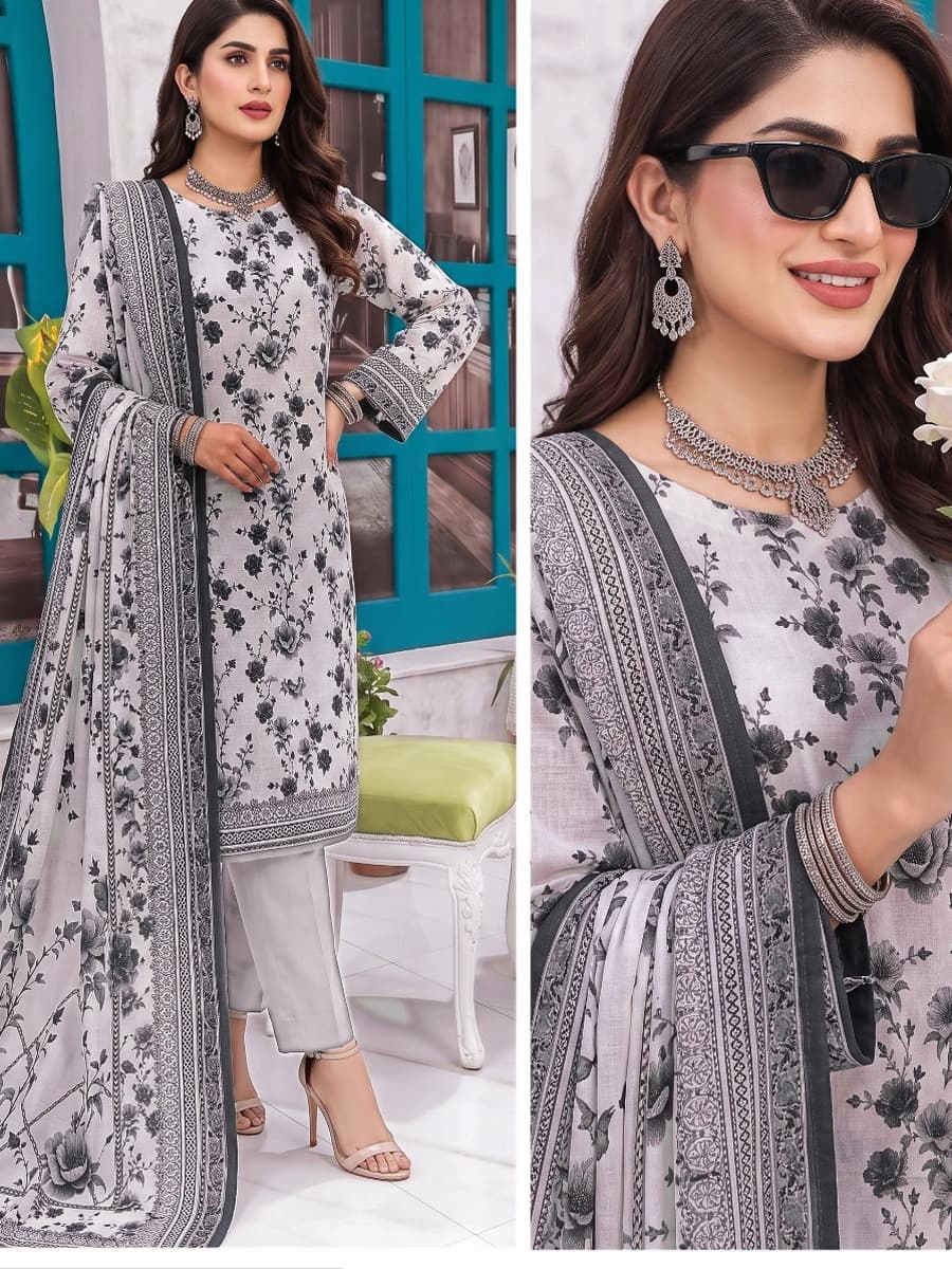 Mother Collection Linen 3-Piece Suit (Vol. 177, Art. 04) – Monochrome Grey — Monochrome Grey, image 1