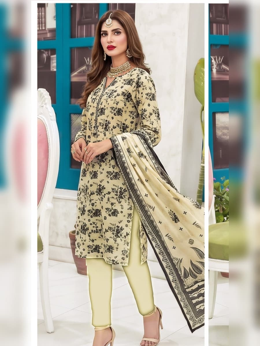 Mother Collection Linen 3-Piece Suit (Vol. 177, Art. 07) – Butter Cream