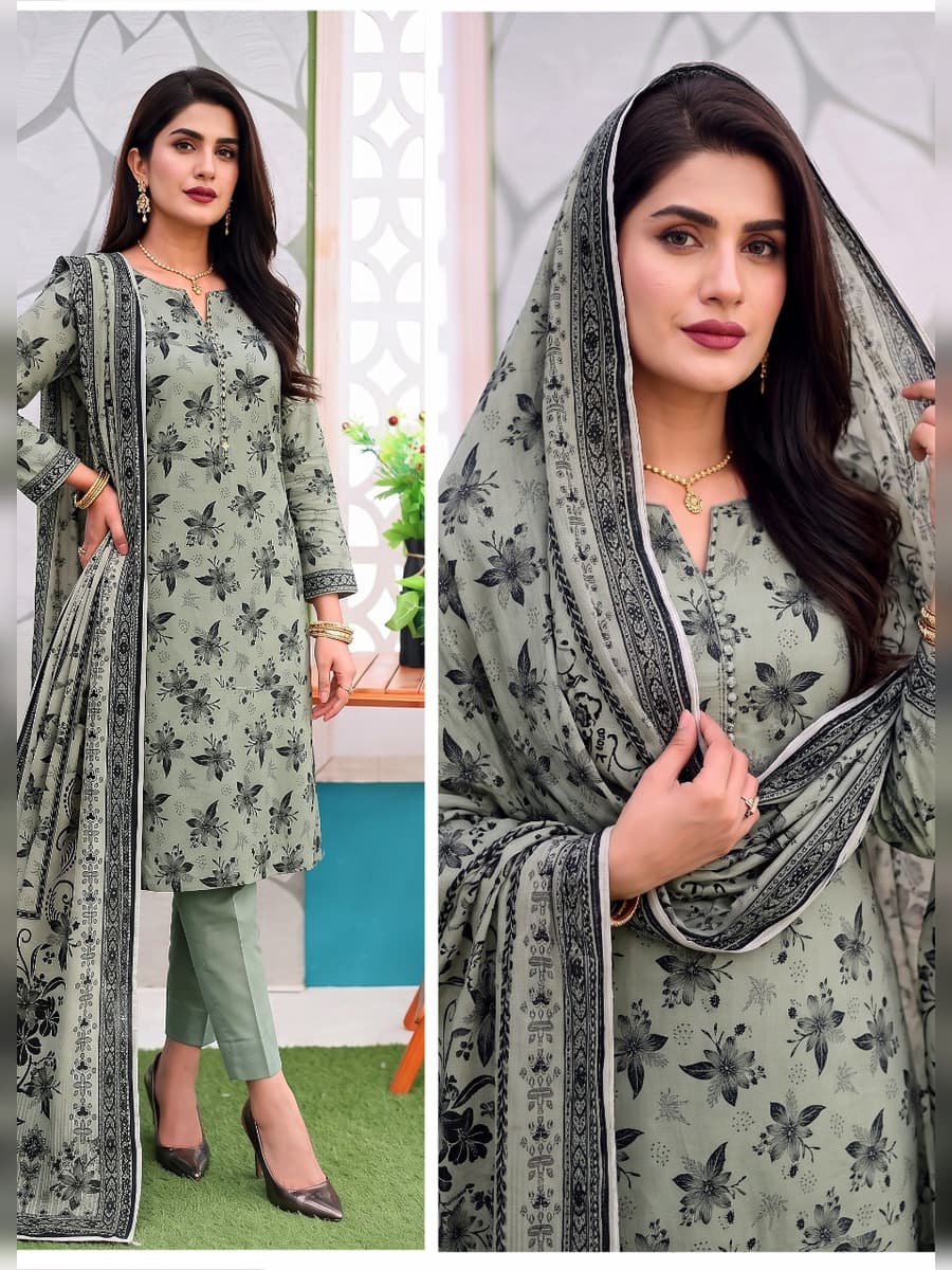 Mother Collection Linen 3-Piece Suit (Vol. 177, Art. 10) – Sage Green — Sage Green, image 1