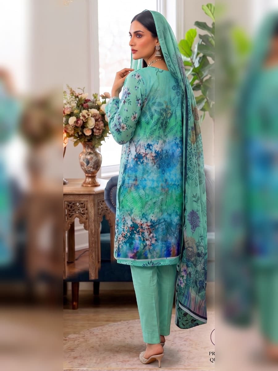 Premium Slub Linen 3-Piece Suit (Vol. 179, Art. 02) – Mint Green — Mint Green, image 1